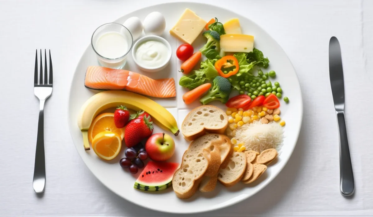 A silhouette of a woman standing in shallow ocean water at sunset, with her arms raised wide toward a bright orange sun reflecting on the water.