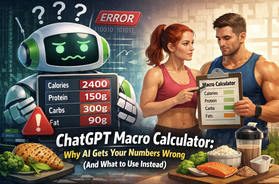 AI macro calcualtor vs IIFYM TDEE calcualtor for flexible dieting fat loss