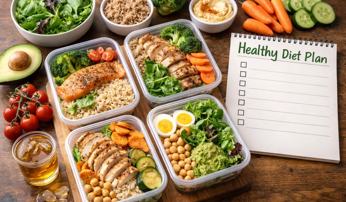 diet plan with healthy meal and macro tracking iifym nutrition planning