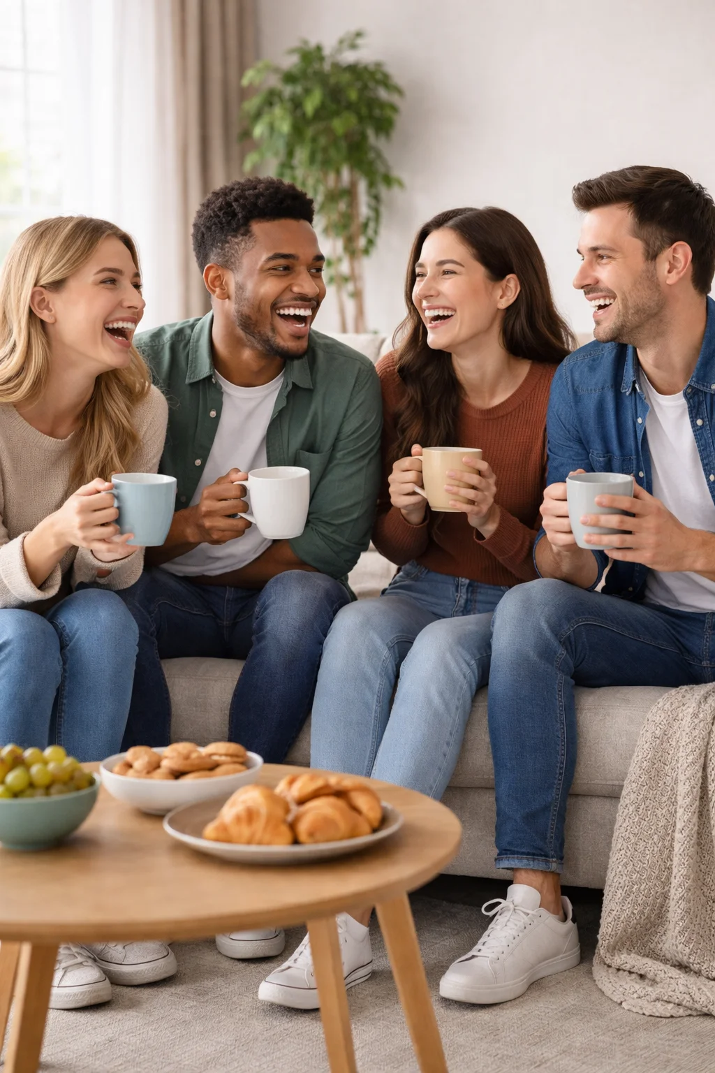 friends enjoying food together flexible dieting iifym lifestyle balance