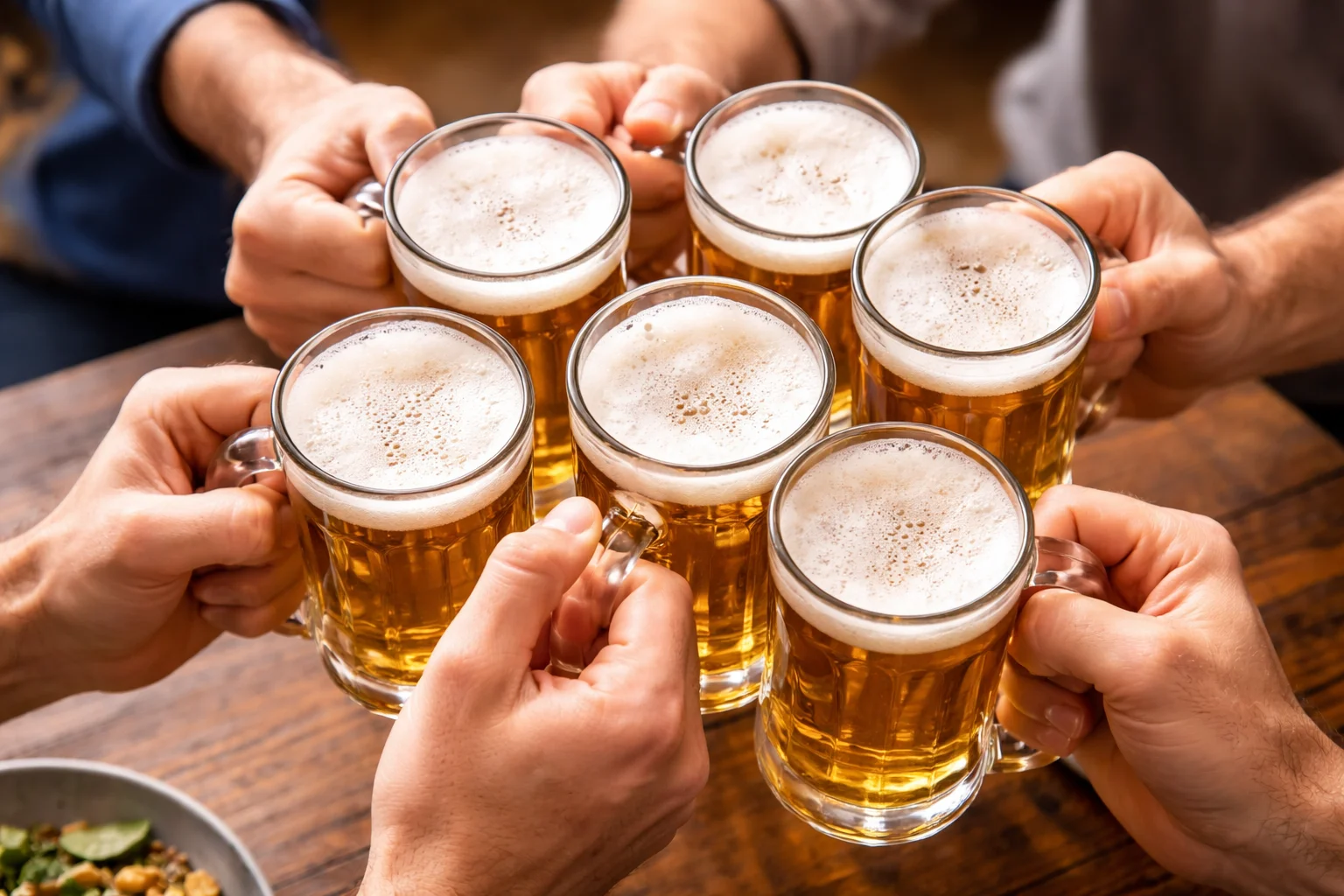 friends enjoying drinks together flexible dieting iifym lifestyle balance