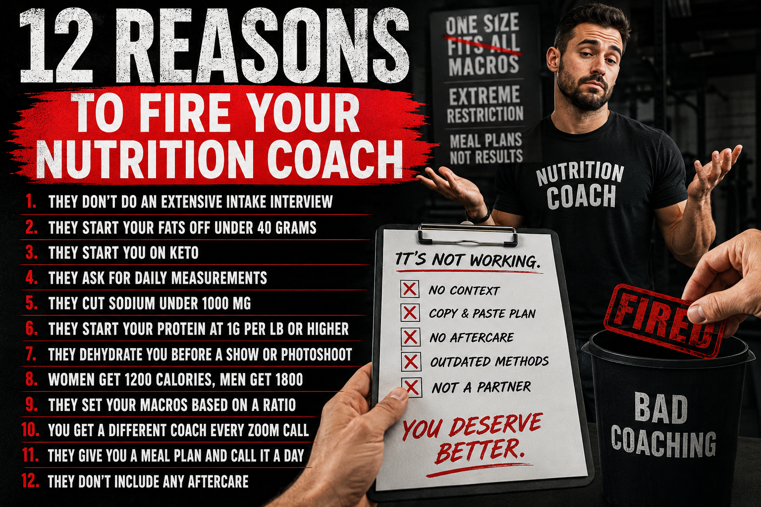 When to fire your weight loss coach